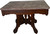 SOLD Victorian Marble Top Coffee Table with Burl Walnut