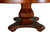SOLD Mahogany Empire Round Banquet Table Opens 12 Feet