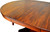 SOLD Mahogany Empire Round Banquet Table Opens 12 Feet