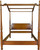 SOLD Maple Canopy Period Style Poster Bed-Full size