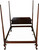 SOLD Queen Size Tall Poster Mahogany Bed