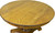 SOLD Antique Round Oak Empire Dining Table
