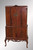 SOLD Antique Flame Mahogany Carved Bar