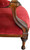 SOLD Victorian Rosewood Red Velvet Arm Chair