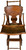 SOLD Victorian Press Back Oak Children’s Up and Down High Chair Stroller