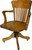 SOLD Refinished Victorian Oak Lawyers Banker Office Chair