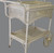 SOLD Antique Wicker Tea Cart with Removable Tray – Rare