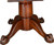 SOLD Custom Mahogany 54” Bench Made Banquet Victorian Dining Table