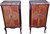 SOLD Pair of Marble Top French Inlaid End Tables