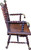SOLD Merklen Mahogany Barley Twist Arm Chair