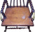 SOLD Merklen Mahogany Barley Twist Arm Chair