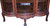 SOLD Victorian Oak Triple Curved Glass Corner China Closet