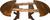 SOLD Victorian Round Claw Foot Split Base Dining Table – 44 Inches