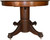 SOLD Victorian Round Claw Foot Split Base Dining Table – 44 Inches