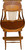 SOLD Antique Oak Press Back Children’s High Chair