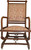 SOLD Oak Barley Twist Hunzinger Platform Rocker