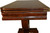 SOLD Empire  Flame Mahogany Game Table Civil War Era