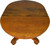 SOLD Victorian Oak Empire Style Dining Table – 44 Inch