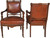SOLD Rare Victorian Set of 8 Burl Walnut Dining Chairs – Twin Arms