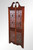 SOLD Antique Mahogany Inlaid Custom Corner China Closet