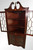 SOLD Antique Mahogany Inlaid Custom Corner China Closet