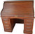 SOLD Mahogany Raised Panel Roll Top Desk Carved Pulls