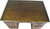 SOLD Mahogany Lawyers Flat Top Desk Carved Handles