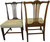 SOLD Set of 10 Solid Mahogany Formal Dining Chairs
