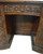 SOLD Rare Carved Victorian Oak Kidney Desk