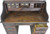 SOLD Oak Roll Top Desk with Carved Handles