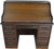 SOLD Oak Roll Top Desk with Carved Handles