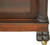 SOLD Victorian Mahogany Claw Foot Leaded Glass Bookcase