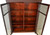 SOLD Victorian Mahogany Claw Foot Leaded Glass Bookcase