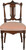 SOLD Victorian Walnut with Burl Carved Dainty Ladies Desk Chair