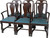 SOLD Set of 6 Mahogany Empire Dining Chairs – Twin Arms
