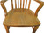 SOLD Set of 3 Oak Conference Chairs