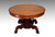 SOLD Antique Victorian Round Walnut Dining Table with Leaf
