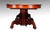 SOLD Antique Victorian Round Walnut Dining Table with Leaf