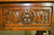 SOLD Large Carved Oak Library Writing Table with Drawers