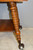 SOLD Victorian Large Claw Glass Foot Oak Parlor Table