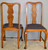 SOLD Set of Six Oak Queen Anne Dining Chairs – Unusual