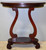 SOLD Oval Mahogany Empire Parlor Stand / Nightstand