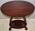 SOLD Oval Mahogany Empire Parlor Stand / Nightstand