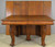 SOLD Square Oak Table w/6 Leaves – Opens 10 Feet!