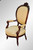 SOLD Antique Victorian Burl Walnut Carved Gentleman's Chair
