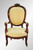 SOLD Antique Victorian Burl Walnut Carved Gentleman's Chair