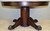 SOLD Antique Dining Table, Antique Round Large Mahogany Banquet Table Ball & Claw Base – Opens 10 Feet