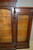 SOLD Victorian Triple Door Burl Walnut Bookcase