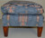 SOLD Large Blue Hassock