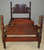 SOLD Mahogany Twin Pineapple Poster Bed